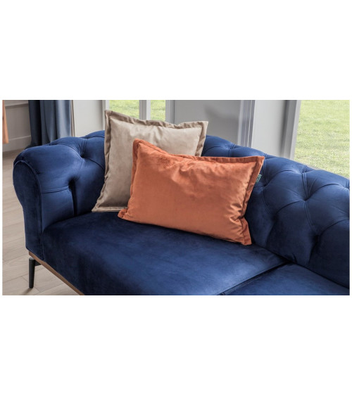 Canapé Lancester Bleu marine  240 x 100 x 75
