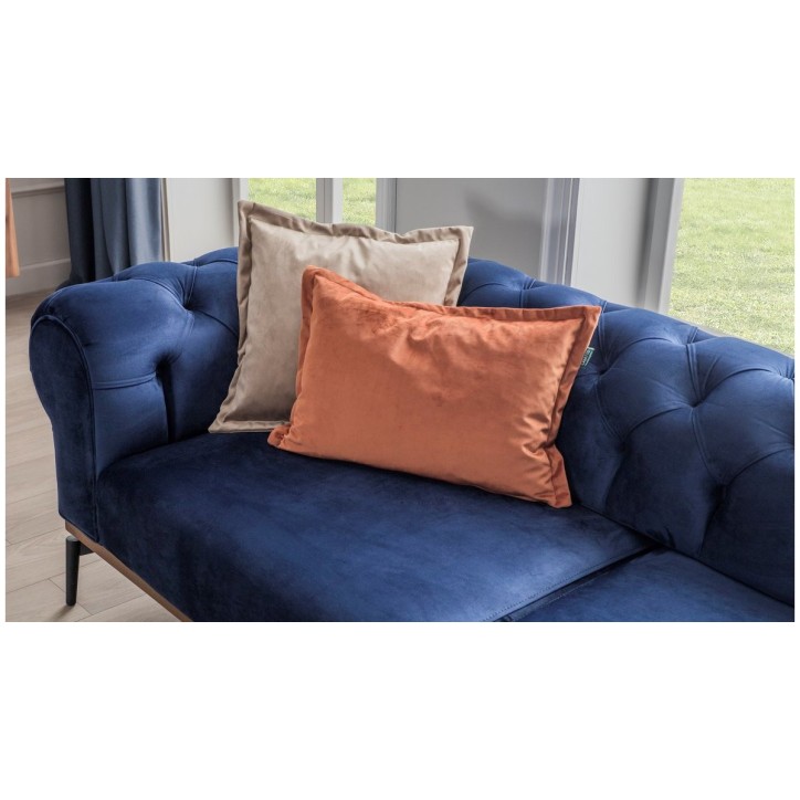 Lancester marineblauwe sofa 240 x 100 x 75