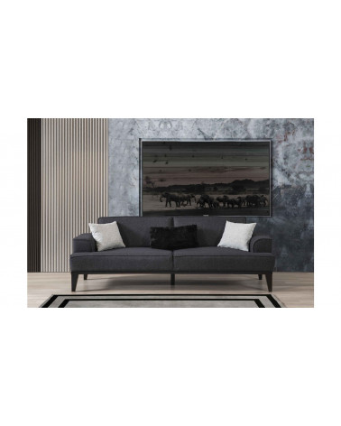 Canapé GAMMA  GRIS  215 x 75 x 80