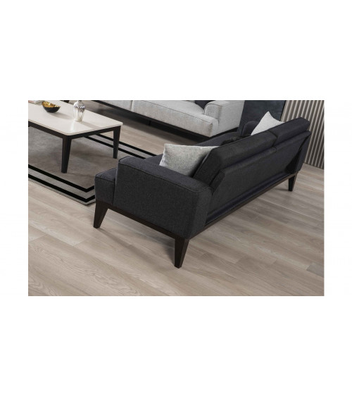 Canapé GAMMA  GRIS  215 x 75 x 80