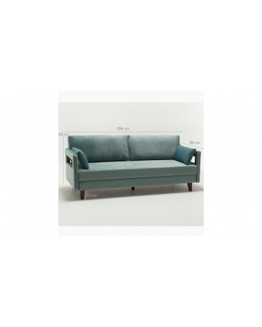 Canapé-lit ELITE GLACE  200 x 80 x 80