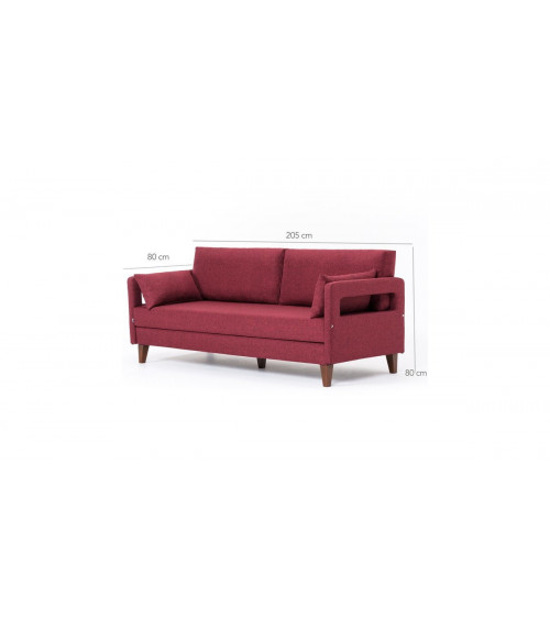 Canapé-lit ELITE Bordeaux  200 x 80 x 80