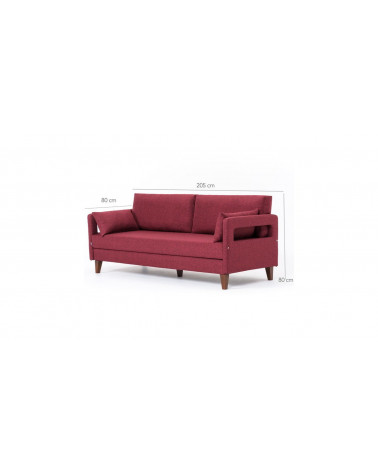 Canapé-lit ELITE Bordeaux  200 x 80 x 80