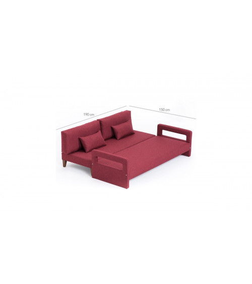 Canapé-lit ELITE Bordeaux  200 x 80 x 80