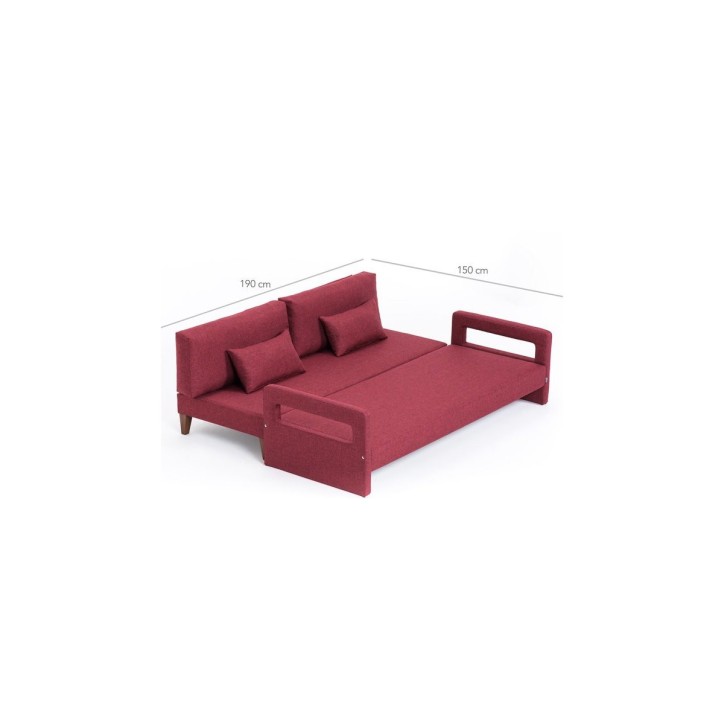 Canapé-lit ELITE Bordeaux  200 x 80 x 80