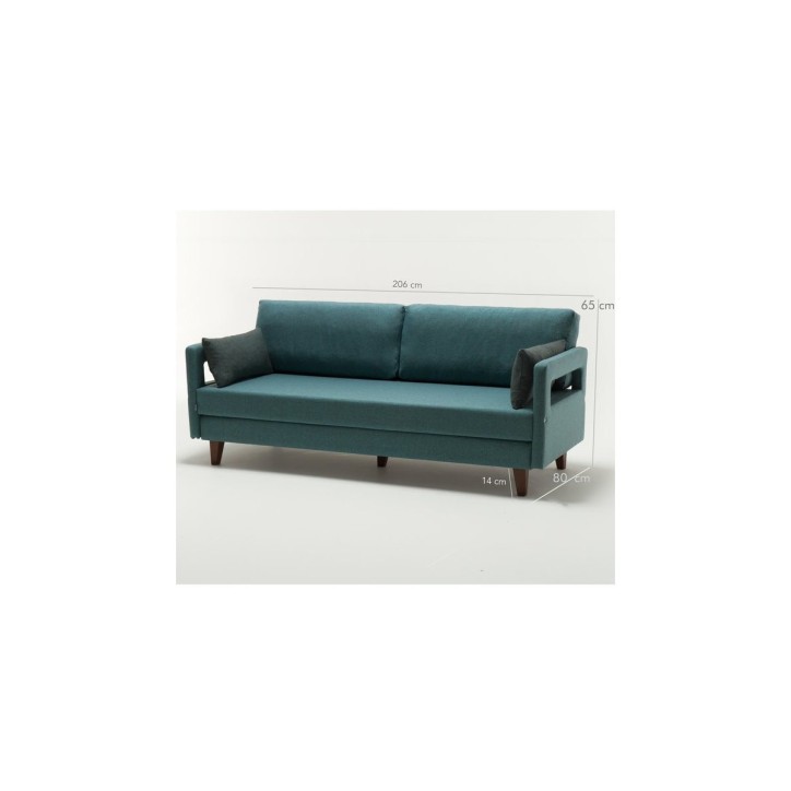 Canapé convertible TERRA anthracite