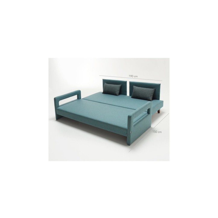 Canapé-lit ELITE TURQUOISE 200 x 80 x 80 Canapé-lit ELITE TURQUOISE 200 x 80 x 80