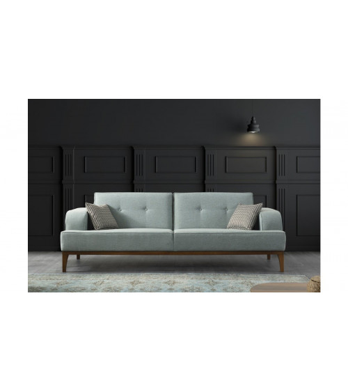 Canapé ATLAS  VERT EAU  216 x 80 x 78