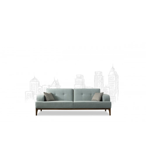Canapé ATLAS  VERT EAU  216 x 80 x 78