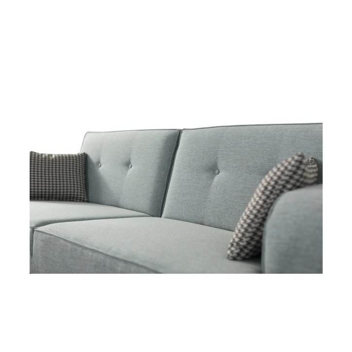 Canapé ATLAS  VERT EAU  216 x 80 x 78