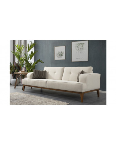 Canapé ATLAS  ECRU  216 x 80 x 78