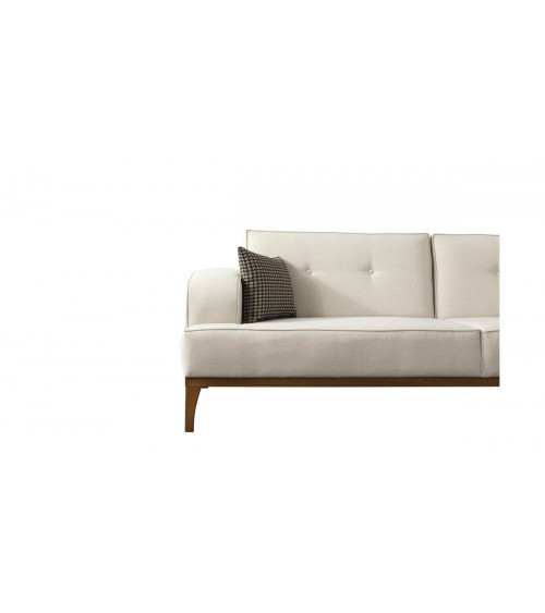 Canapé ATLAS  ECRU  216 x 80 x 78