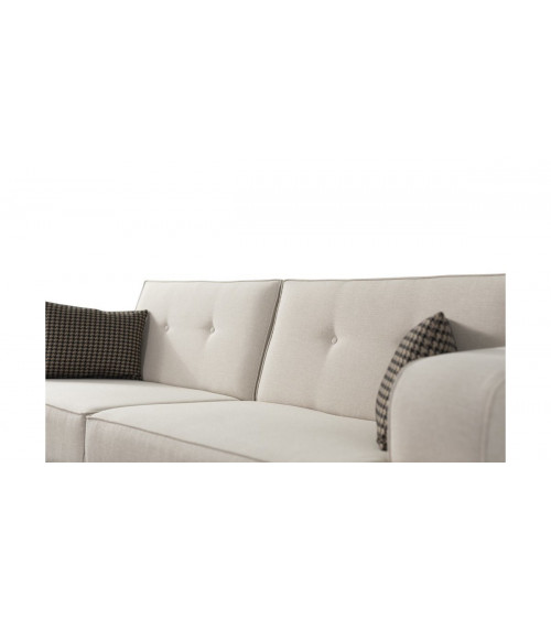 Canapé ATLAS  ECRU  216 x 80 x 78
