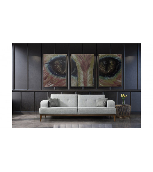 Canapé ATLAS  GRIS  216 x 80 x 78