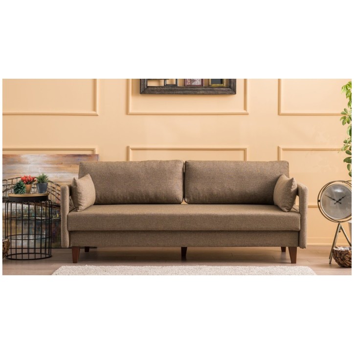 CANAPÉ  CONFORT MARRON  205 x 80 x 80