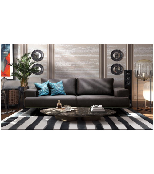 CANAPÉ  Kamin MARRON FONCÉ  230 x 100 x 95