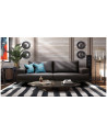 CANAPÉ  Kamin MARRON FONCÉ  230 x 100 x 95