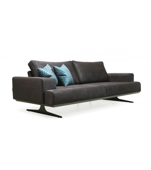 CANAPÉ  Kamin MARRON FONCÉ  230 x 100 x 95