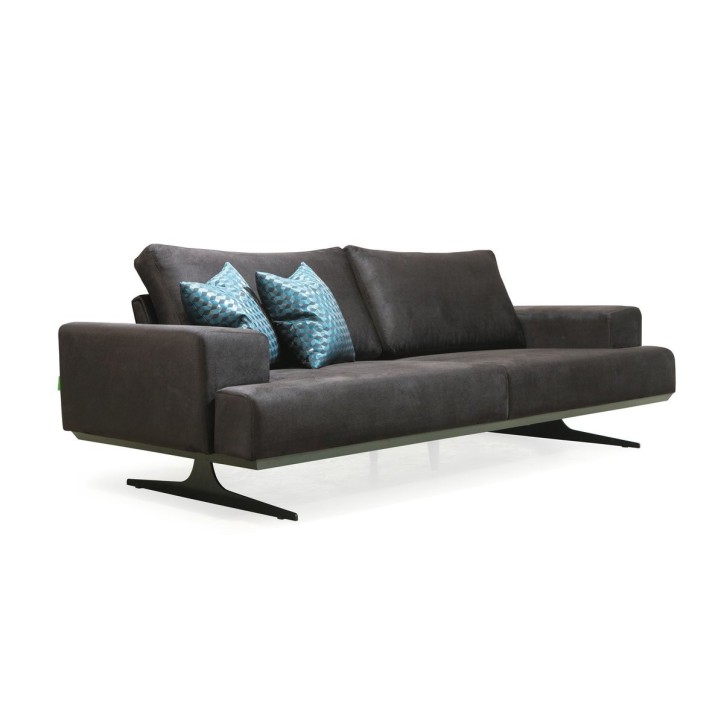 CANAPÉ  Kamin MARRON FONCÉ  230 x 100 x 95