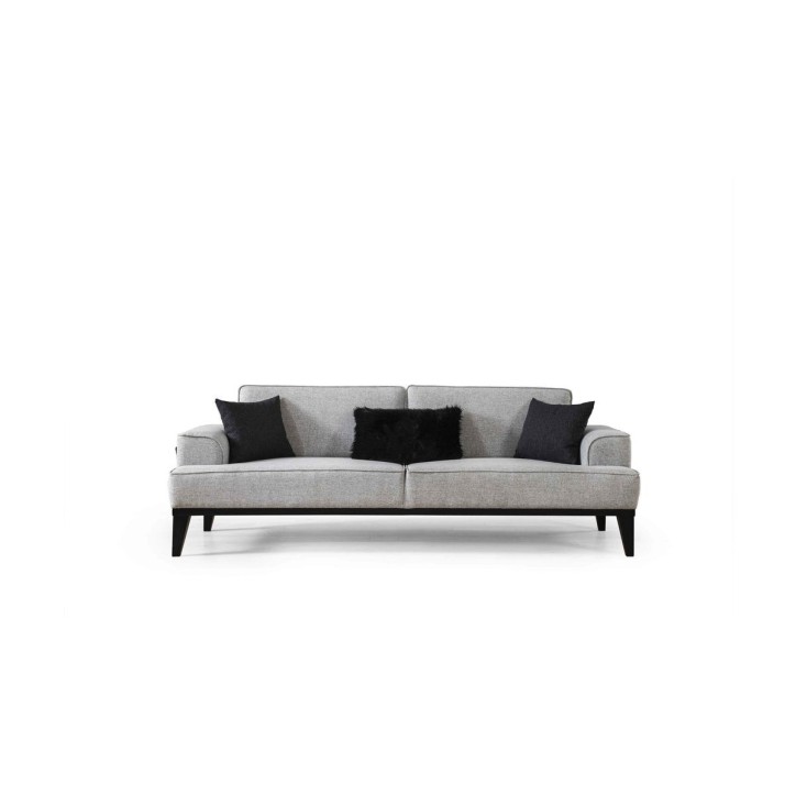 CANAPÉ  Gamma GRIS CLAIR   215 x 75 x 80