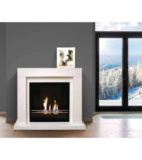 Chimenea de bioetanol CAMOGLI 2.0 kw blanco