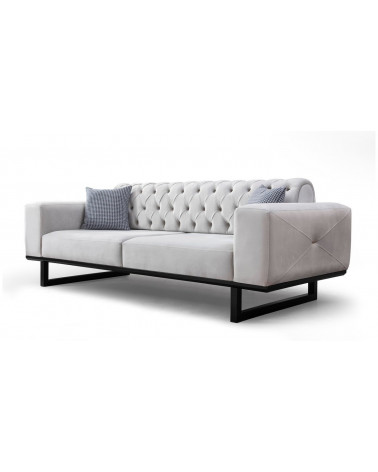 CANAPÉ  EVEREST GRIS 220 x 94 x 84