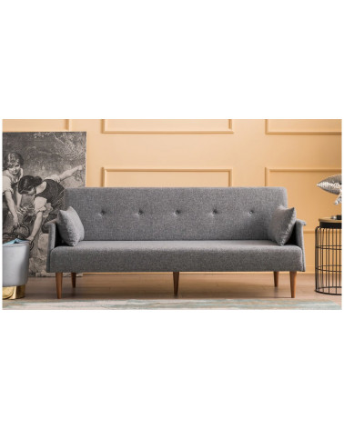 REVOS SOFA CINZA 190 x 75 x 85