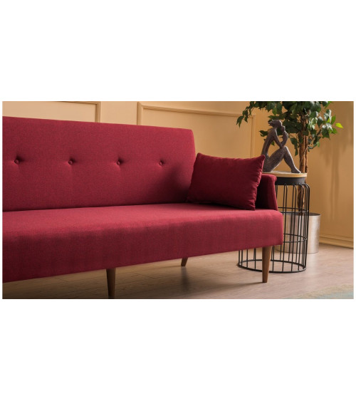 CANAPÉ  REVOS ROUGE 190 x 75 x 85
