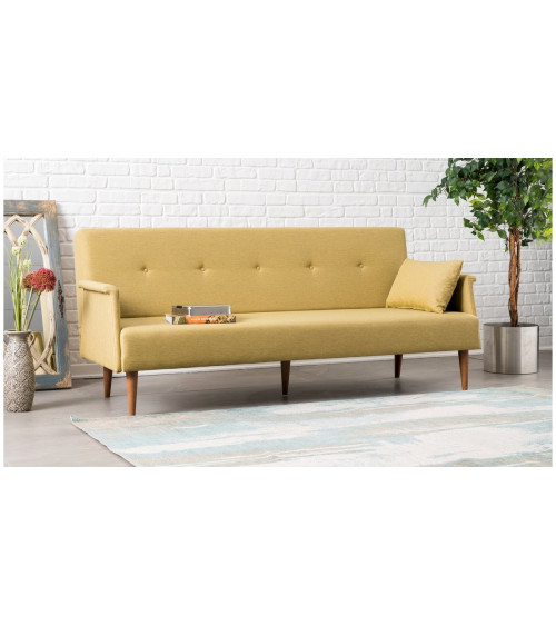 CANAPÉ  REVOS JAUNE 190 x 75 x 85
