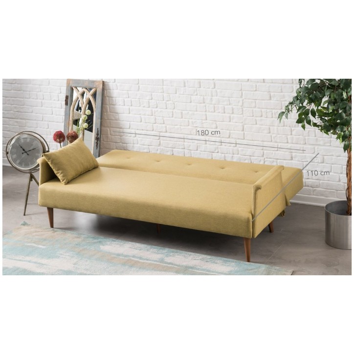 SOFÁ REVOS AMARELO 190 x 75 x 85