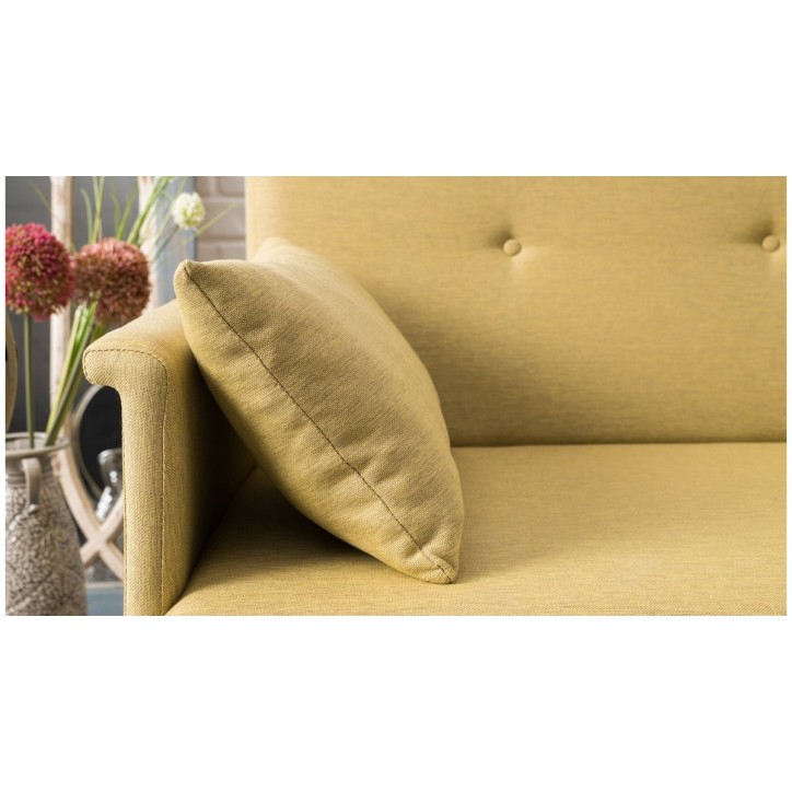 CANAPÉ  REVOS JAUNE 190 x 75 x 85