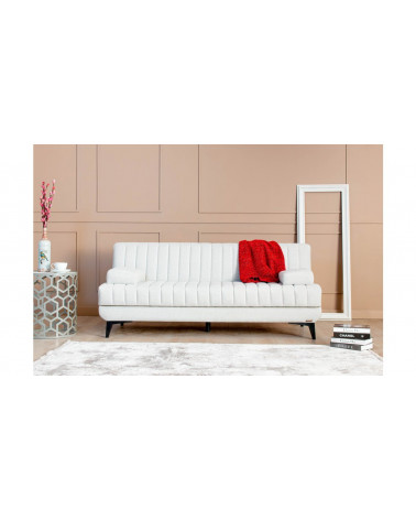 CANAPÉ LISA SPORTS CRÈME  190 x 82 x 80