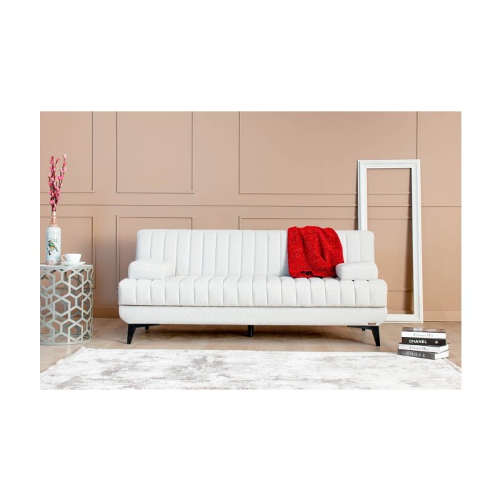 Divano sportivo LISA CREMA 190 x 82 x 80