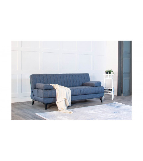 CANAPÉ LISA SPORTS BLEU MARIN  190 x 82 x 80