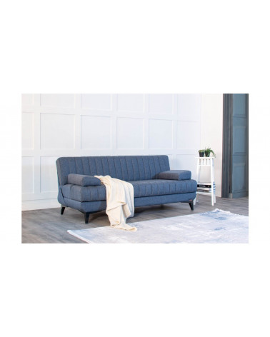 CANAPÉ LISA SPORTS BLEU MARIN  190 x 82 x 80