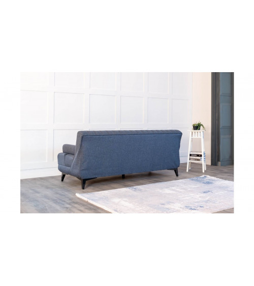 CANAPÉ LISA SPORTS BLEU MARIN  190 x 82 x 80