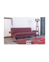 CANAPÉ LISA SPORTS BORDEAUX  190 x 82 x 80