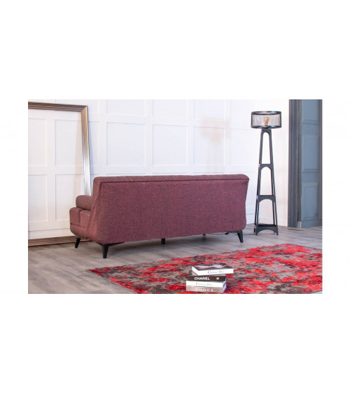 CANAPÉ LISA SPORTS BORDEAUX  190 x 82 x 80