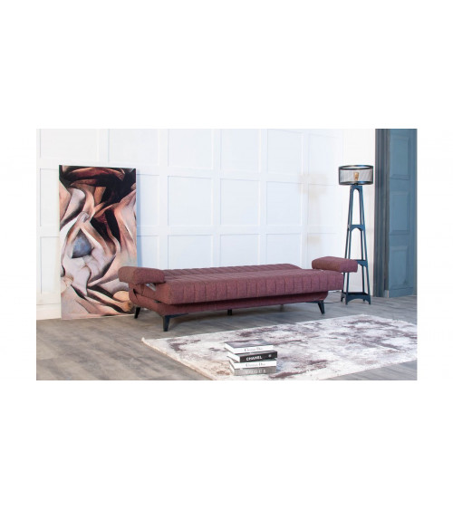 CANAPÉ LISA SPORTS BORDEAUX  190 x 82 x 80