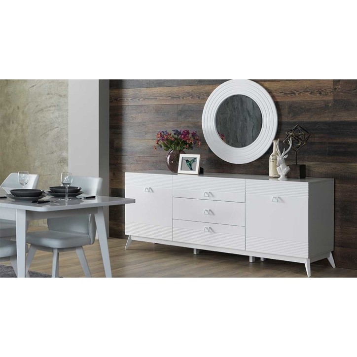 Salle à manger ALMODA Blanc
