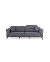 CANAPÉ LOFT GRIS  235 x 95 x 80