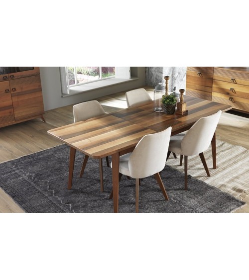 Salle à manger ALMODA Noyer