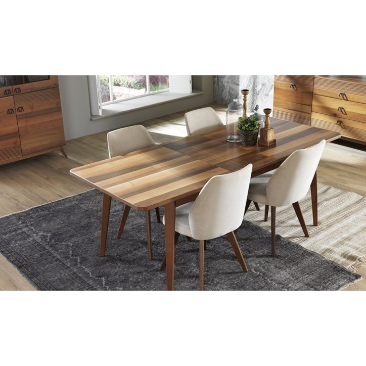 Salle à manger ALMODA Noyer