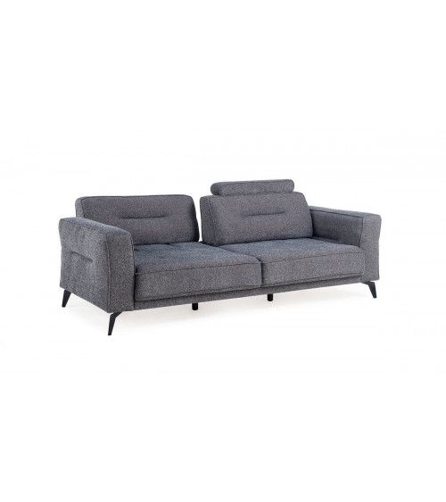 CANAPÉ LOFT GRIS  235 x 95 x 80
