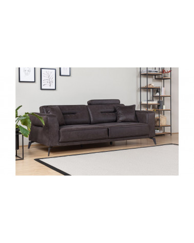 CANAPÉ LOFT MARRON  235 x 95 x 80