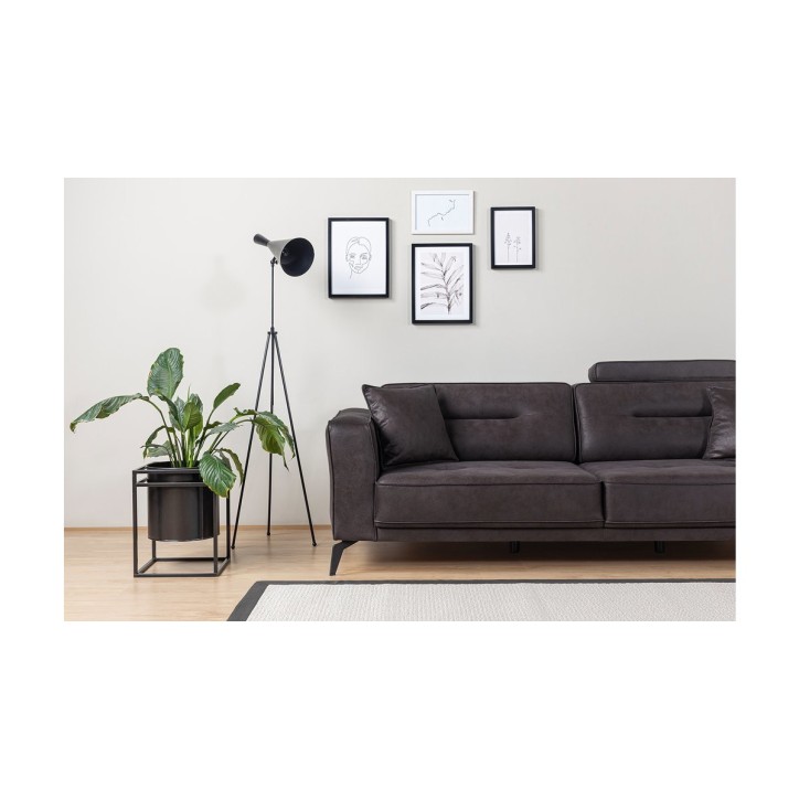 DIVANO LOFT MARRONE 235 x 95 x 80
