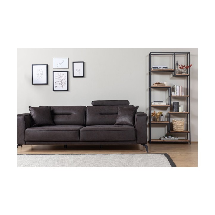 DIVANO LOFT MARRONE 235 x 95 x 80