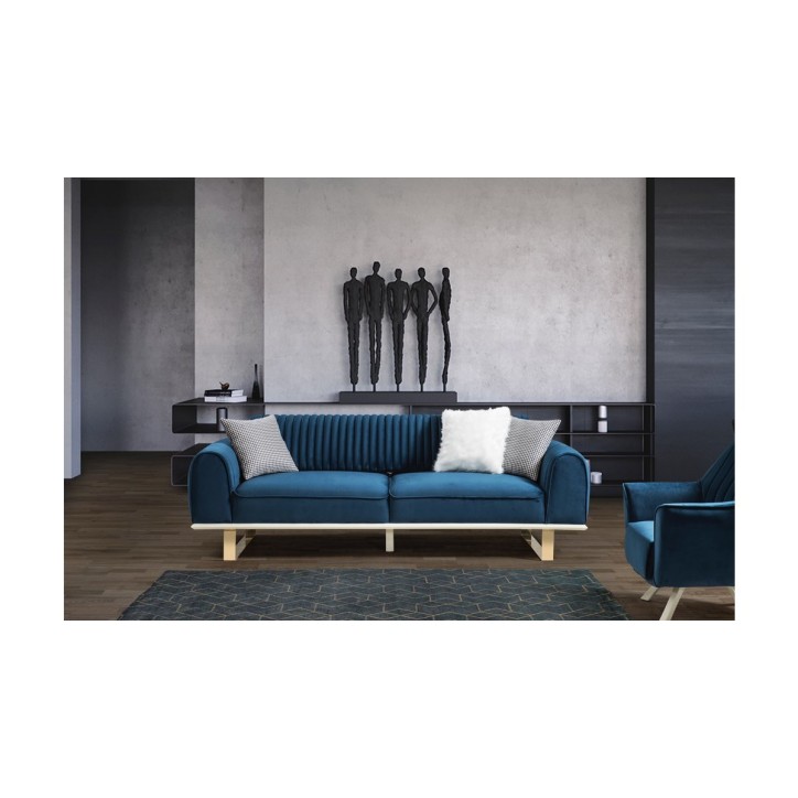 Sofá PERA AZUL 235 x 95 x 85 Sofá PERA AZUL 235 x 95 x 85