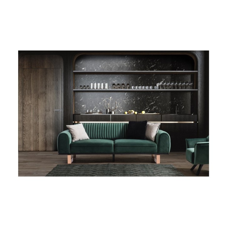 PERA SOFA GROEN 235 x 95 x 85