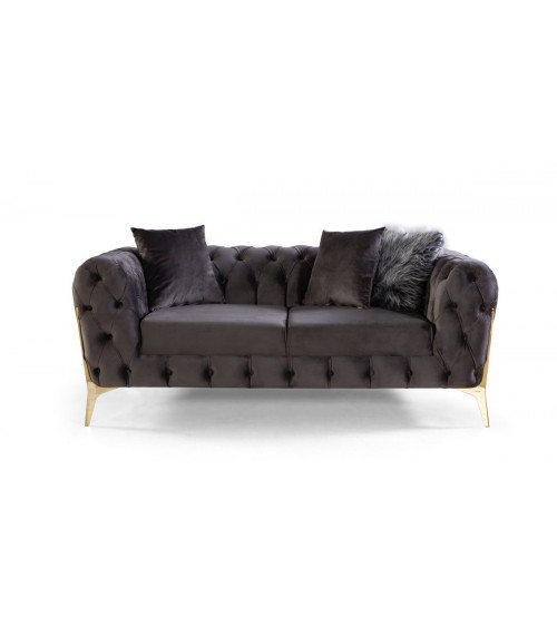 CANAPÉ ELEGANCE ANTHRACITE 180  x 95 x 77